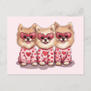 Valentijnsdag Pommeren Feestdagenkaart