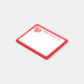 Valentijnsdag post-it briefjes post-it® notes (Schuin)