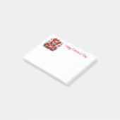 Valentijnsdag post-it® notes (Schuin)