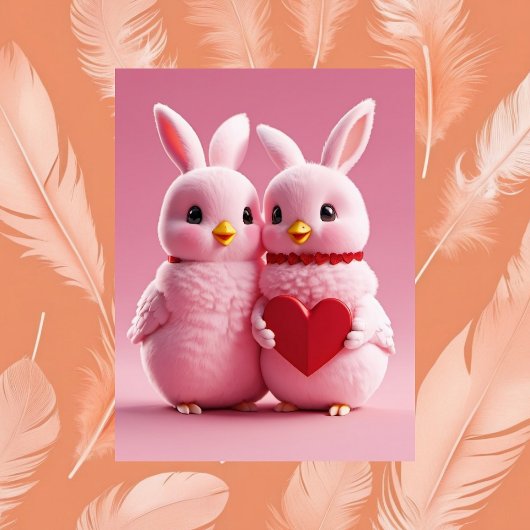 Valentijnsdag, Postcrossing Briefkaart