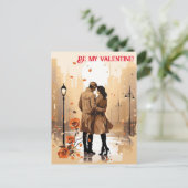 Valentijnsdag. Praat over je liefde! Briefkaart (Staand voorkant)