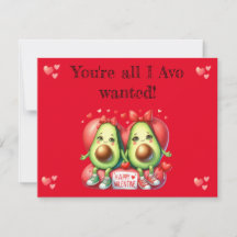 Valentijnsdag: Punny. avocado