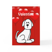Valentijnsdag Puppy Dog Wuf You Wenskaart
