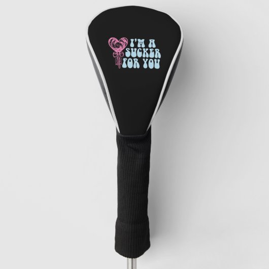 Valentijnsdag Quote Paar Matching Ik ben een Golfheadcover (Voorkant)