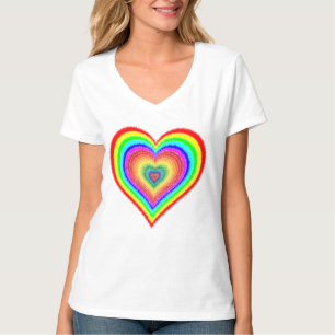Valentijnsdag Rainbow Love Symbool-25543 T-shirt