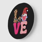 Valentijnsdag Red Buffalo Plays Leopar Grote Klok (Hoek)