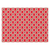 Valentijnsdag Red Heart en Roos Tablecloth Tafelkleed (Voorkant (Horizontaal))