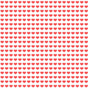 Valentijnsdag Red Heart Pattern Cute Cool 2022 Sticker