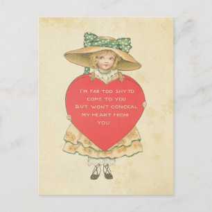  Valentijnsdag Red Heart Secret Admirer Feestdagenkaart