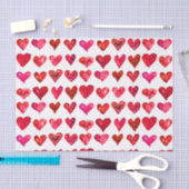 Valentijnsdag Red Hearts Tissuepapier (Craft)