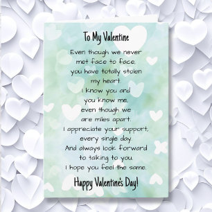 Valentijnsdag Relatie over lange afstand Kaart