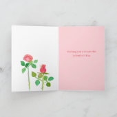 Valentijnsdag Religieuze John Bible Verse Rozen Kaart (Binnen)