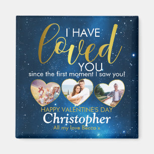 Valentijnsdag Romantic Loved Heart Photo Collage Magneet
