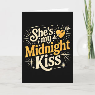 Valentijnsdag Romantisch Schattig Paar Voor Mannen Kaart