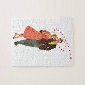  Valentijnsdag, Romantische drijvende harten Legpuzzel (Horizontaal)