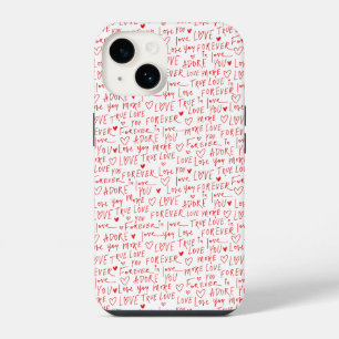 Valentijnsdag Romantische woorden iPhone 14 Hoesje