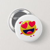 Valentijnsdag ❤ ronde button 5,7 cm (Voorkant /achterkant)