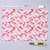 Valentijnsdag Rood & Roze Waterverf Harten Tissuepapier (Craft)