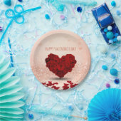 Valentijnsdag Roos Heart Bouquet - Bord papier (Feest)