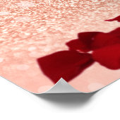 Valentijnsdag Roos Heart Bouquet - Poster print (Hoek)