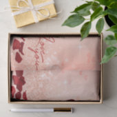 Valentijnsdag Roos Heart Bouquet - Weefpapier Tissuepapier (Geschenk)