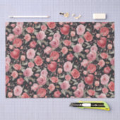 Valentijnsdag Roze & Rode Rozen Tissuepapier (Craft)