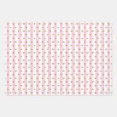 Valentijnsdag roze rood inpakpapier vel (Voorkant 2)