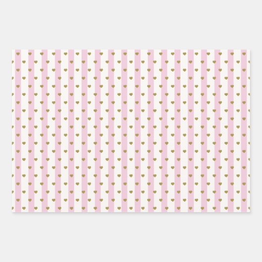 Valentijnsdag roze rood inpakpapier vel (Voorkant 2)