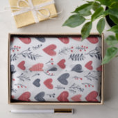 Valentijnsdag Scandinavian Hearts Tissuepapier (Geschenk)