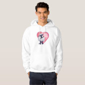 Valentijnsdag schapen hoodie (Voorkant volledig)