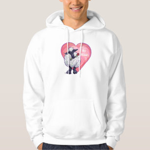 Valentijnsdag schapen hoodie