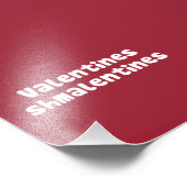 Valentijnsdag Schmalentines Day Foto Afdruk (Hoek)