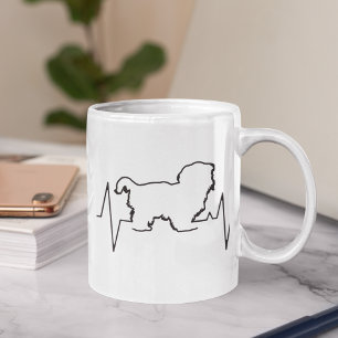 Valentijnsdag Shih tzu Hartslag Hond Liefhebber Koffiemok