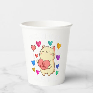 Valentijnsdag Shirt, Puurfect Valentijn Schattige Papieren Bekers