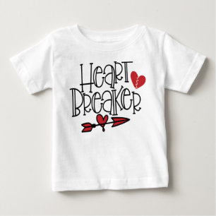 Valentijnsdag Shirt voor kleine jongen-hartbreker