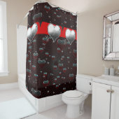 Valentijnsdag Shower Curtain Douchegordijn (In situ)