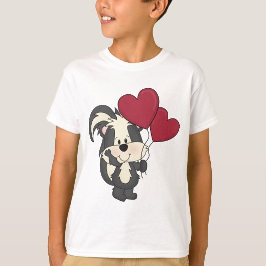 Valentijnsdag Skunk t-shirt (Voorkant)