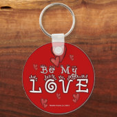 Valentijnsdag Sleutelhanger (1b) (Voorkant)