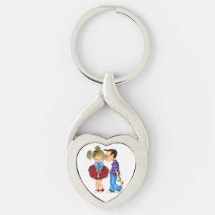 Valentijnsdag Sleutelhanger Gift Romantic Couple K