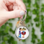 Valentijnsdag Sleutelhanger Gift Romantic Couple L (Hand)