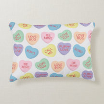 Valentijnsdag Snoep Conversation Hearts Pillow