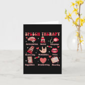 Valentijnsdag Speech Therapy Slpa SlpV Kaart (Gele Bloem)