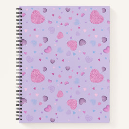 Valentijnsdag spiraal notitieboek