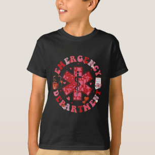 Valentijnsdag Spoedeisende Hulp Verpleegster Ed T-shirt