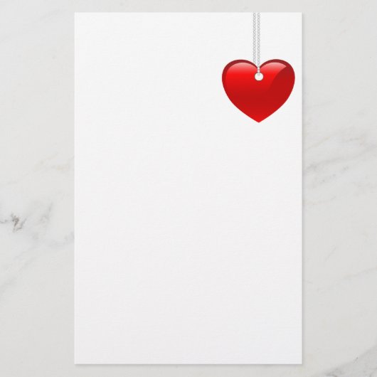 Valentijnsdag Stationery Briefpapier (Voorkant)