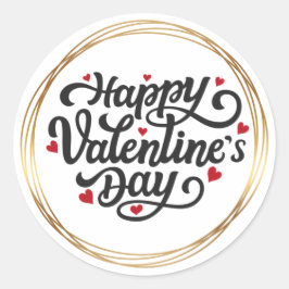 Valentijnsdag sticker