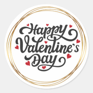 Valentijnsdag sticker