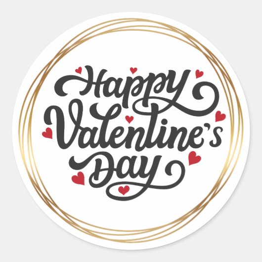 Valentijnsdag sticker (Voorkant)