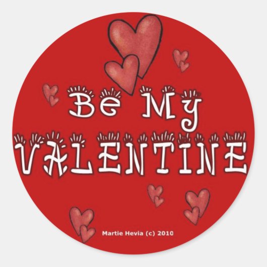 Valentijnsdag Sticker (2) (Voorkant)