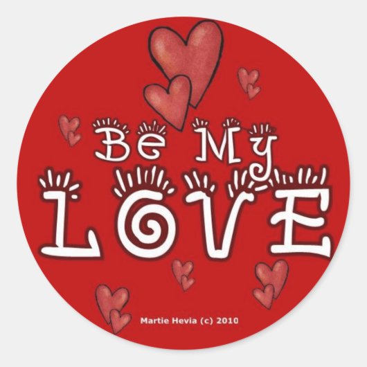 Valentijnsdag Sticker (3) (Voorkant)